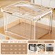 thumbnail image 3 of Caja de almacenamiento transparente portátil Caja de almacenamiento de ropa para el hogar Caja de almacenamiento de juguetes Caja organizadora Herramientas Artículos diversos Almacenamiento de plástic, 3 of 5