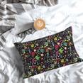 thumbnail image 3 of Salouo Colorful Geometric Figures Pattern Pillow Cases,1PC Pillow Covers with Envelope Closure Decorative Pillow Case for Bed Couch,Pillows Not Included-14"x20", 3 of 6