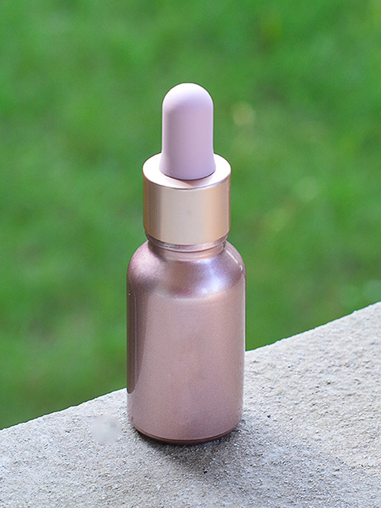1pc Rose Gold Glass Essential Oil Dropper Bottles 10ML 15ML 30ML Empty Cosmetic Packaging Perfume Bottles - image 3 of 10