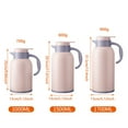 thumbnail image 3 of Thermal Coffee Carafe With Glass Liner - Double Walled Insulated Vacuum Flask for Hot or Cold Beverages for Milk Tea and Hot Chocolates, 3 of 9