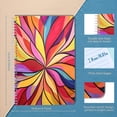 thumbnail image 2 of Spiral Notebook,College Ruled Journal,8.26" x 5.71" 50 Sheets/100 Pages,2 Pack - Colorful Flower Abstract Floral, 2 of 7
