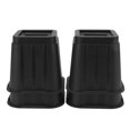 thumbnail image 1 of Bed Heighten Pad, 4 Sets Furniture Leg Cover Stackable Non Slip With Glossy Corners For Office Room ANGGREK Table Leg Cover, 1 of 8