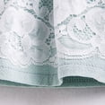 thumbnail image 3 of Felwors Robe d'Été pour Filles à Bretelles Sans Manches à Basque Col Ras du Cou Ourlet en Dentelle Évasée Décontractée Sortie, 3 of 8