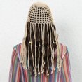 thumbnail image 3 of Women's Hat Pure Hand Crocheted Hollow Ethnic Style Beach Hat, 3 of 5