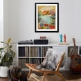 thumbnail image 4 of Art.com Whimsical Pond I Art Print by Karen Fields, Black Frame Wall Art, 32" x 40", 4 of 5