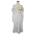 thumbnail image 3 of Vestidos Largos Vestidos de mujer Manga abullonada Vestido elegante Primavera Verano Ropa (Blanco M) Kuymtek para Mujer Blanco T M, 3 of 7
