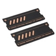 thumbnail image 1 of Disipador de calor de refrigeración de memoria de grafeno, conducción rápida, estable, duradero, disipador de calor de cobre para memoria portátil DDR4 DDR5, 2 piezas, 1 of 12