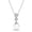 Gold, variant on Cate & Chloe Genevieve 18k White Gold Plated Necklace with Pearl and Swarovski Crystals for Women