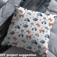 thumbnail image 2 of Castle Fairy Cute Bowknot Fabric by the Yard 2 Yard,Cartoon Police Car Sewing Fabric,Blue Red Home Decor Fabric by the Yard,Microfiber Children Bedroom Decor, 2 of 6
