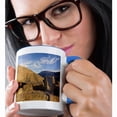 thumbnail image 2 of 3drose, Peru, Pisac, Inca Ruins - Sa17 Bja0085 - Jaynes Gallery, 15oz Two-tone Blue Mug, 2 of 6