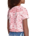 thumbnail image 3 of DISNIMO Sloth Tee Shirts for Girls Strawberry Shirt Kids Heart Tee for Children Crop Top Short Sleeve Girls Shirts Clothing Crew Neck Tshirt Girls Casual Tops Short Sleeve Girls T-Shirt 6-8, 3 of 7