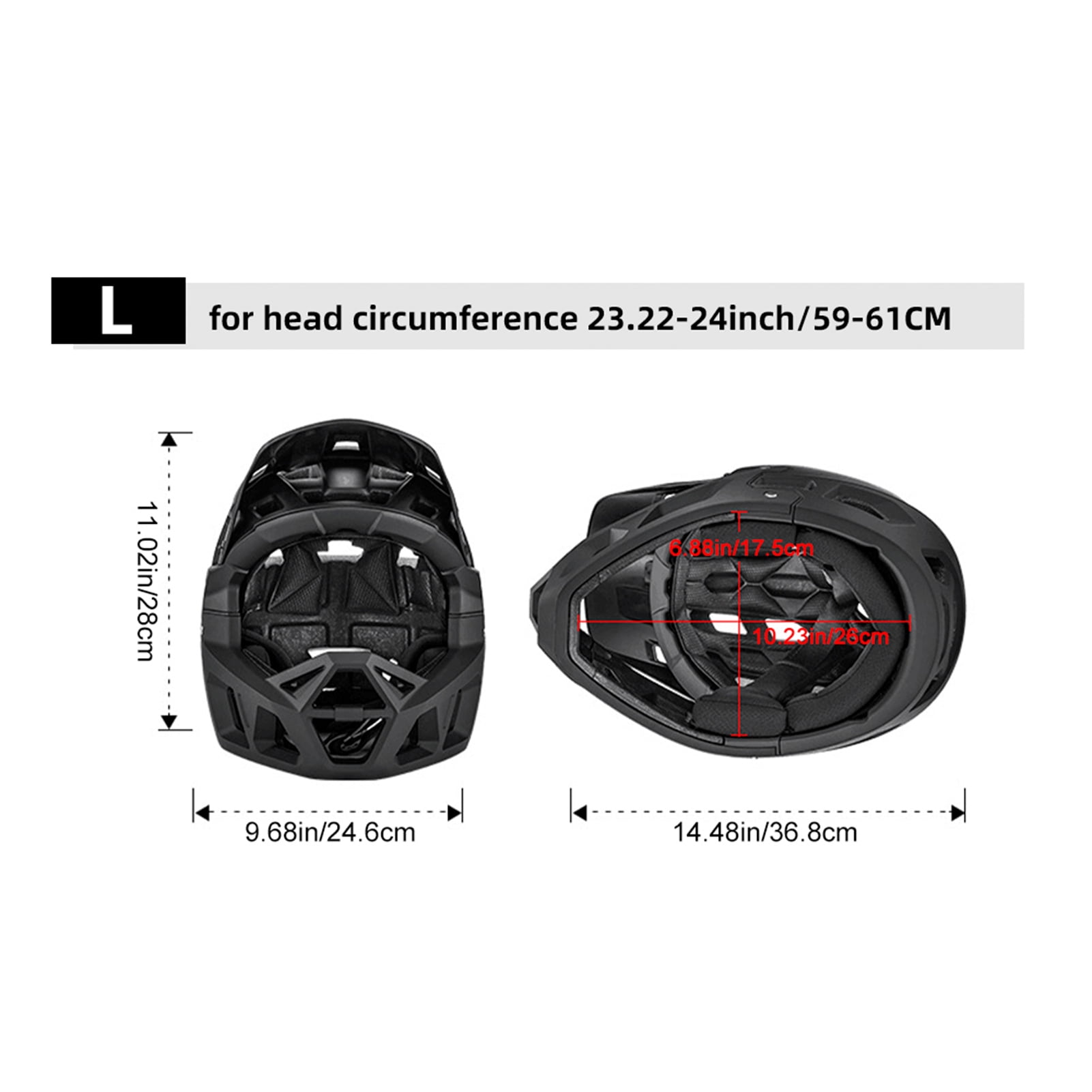 Helmet Full Face Mountain Bike Helmet Adult Racing Downhill  Helmet For Men/Women Adult Mountain Bike Helmet With Visor Over 31 Vents Bike Helmet