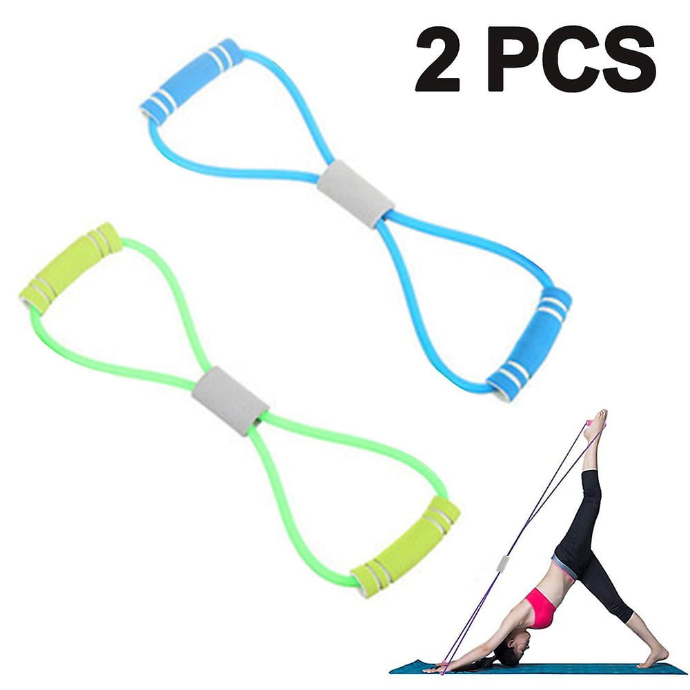 Home Gym Toner Yoga Resistance Bands Expander Stretch Rope 8 Shaped