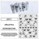 thumbnail image 1 of Dark Butterfly Nail Stickers Ins Style Nail Art Decorations Black and White Decals Decoration 2417-Black White, 1 of 5