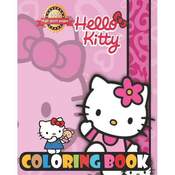 Hello Kitty Coloring Book +80 High illustrations Coloring Book for