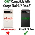 thumbnail image 2 of MISSUNNY for Google Pixel 9 Case 360°Kickstand Ring Holder with Slide Camera Cover,Heavy Duty Protective Shockproof Phone Back Military Grade Protective Cover for Pixel 9 Pro Black, 2 of 4