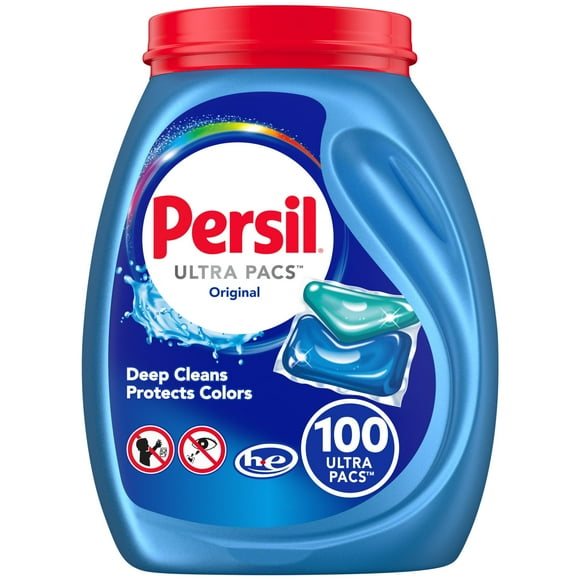Detergente para ropa Persil Ultra Pacs Original, 100 unidades