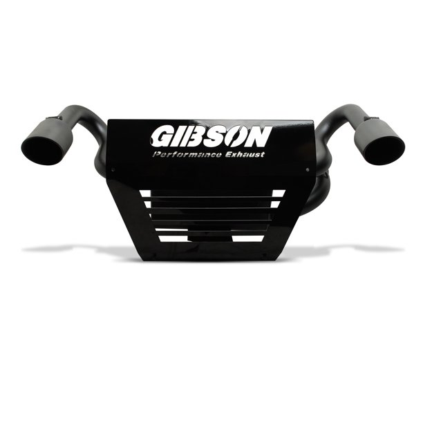 Gibson Exhaust 98026 GIB98026 POLARIS UTV DUAL EXHAUST, BLACK CERAMIC