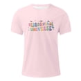 thumbnail image 5 of BUWTTED T Shirts for Man Autism Awareness Letter Print Short Sleeve Casual Crew Neck Tees Comfortable Loose Graphic Pink Shirt XXL, 5 of 6