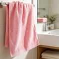 thumbnail image 7 of AUNVITO 100% Cotton Bath Towels, Light Weight, Soft, Super Absorbent and Fast Drying, No Fading Multipurpose Use for Sports, Swimming, Travel, Fitness, Yoga, Multicolor, 7 of 7