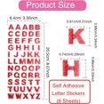 thumbnail image 4 of 8 Sheets Red Glitter Alphabet Stickers Sparkling Crystal Rhinestones Letter A to Z Self-Adhesive ABC Word Stickers for DIY Art Craft Scrapbooking Card Making Decoration, 4 of 9
