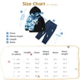 thumbnail image 3 of Uccdo 6M-5T Toddler Boys Casual Back to School Outfits Hooded Sweatshirts + Denim Pants Set Little Boys Tracksuits Clothes, 3 of 8