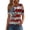 2-7-Red, variant on SELONE Red White Blue Shirts Independence Day Womens Summer Tops Fashion Female Round Neck Loose T Shirt Tops Womens American Flag Apparel Plus Size Patriotic Clothing Get Your Party Started Blue S