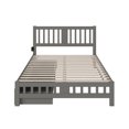 thumbnail image 4 of AFI Tahoe Queen Wood Platform Bed with Headboard Footboard & 2 Storage Drawers, Grey, 4 of 7