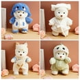 thumbnail image 2 of Ropa de oso Lina, tamaño mediano, 30 cm, para bebé, hecha a mano, muñeco de peluche de oso Lina para niñas, regalo, 2 of 7