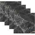 thumbnail image 5 of Coolnut Black and Gold Marble Cloth Napkins Set of 1,Reusable Washable Polyester Dinner Table Napkins for Kitchen,Dining,Restaurant,Party Decoration, 5 of 7