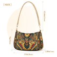 thumbnail image 3 of FORMRS Womens Shoulder Bag with Chain Strap Clutch Purse Cute Tote Handbag, Retro Abstract Eagle, 3 of 7