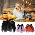 thumbnail image 1 of Vêtements pour Animaux de Compagnie Noeud Papillon Design Décoratif Fil Net Été Chat Chien Tulle Jupe Animal Tutu Robe Animaux Fournitures, 1 of 13