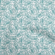 oneOone Silk Tabby Dark Teal Green Fabric Block Sewing Craft Projects Fabric Prints By Yard 42 Inch Wide-QV