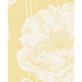 thumbnail image 4 of Peony Light Yellow Peel and Stick Vinyl Wallpaper, 4 of 4
