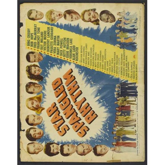 Posterazzi MOVEJ1212 Star Spangled Rhythm Movie Poster - 27 x 40 in.