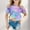 Light Purple, variant on Teen Girl Tops Crew Neck Short Sleeve T Shirt 3D Galaxy Print Casual Glitter Tops T Shirts for Boys and Girls Gold,150