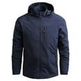 thumbnail image 1 of Chaquetas cortavientos impermeables para hombre, chaqueta de esquí, abrigo de nieve para invierno, impermeable con capucha de montaña, 1 of 3