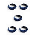 thumbnail image 3 of Sonducket Diadema de terciopelo trenzado, diademas anchas para niñas, aro para el pelo, banda para la cabeza de invierno, accesorios deportivos Type5 NO5, 3 of 6