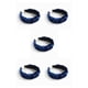 thumbnail image 3 of Qarigey Trenza velour diadema ancha mujer pelo aro cabeza banda boda Type5 NO5, 3 of 6
