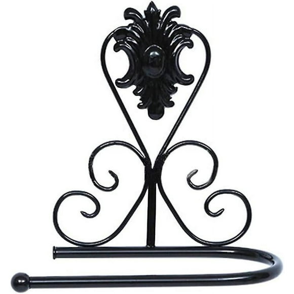 Toilet Paper Holder Bathroom Tissue Holder Toilet Paper Holder Creative Antique Toilet Tissue Box Toilet Roll Holder (black)