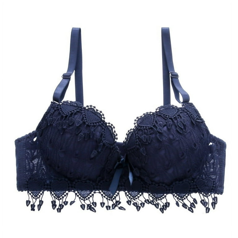Women Sexy Bras 1/2 Cup Seamless Push Up Brassiere Lace Splicing