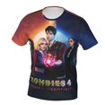 thumbnail image 2 of Unisex Adult Zombio Character Graphic Tee Shirts Funny Cartoon 3D Print Short Sleeve T Shirts for Mens Womens, 2 of 8