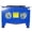 Blue + Steel, variant on Portable Generator 900W Peak, 71CC Gas Powered Generator for Home Use, Low Noise Outdoor Generator with Handle, Yellow Steel Frame