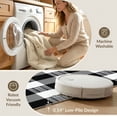 thumbnail image 5 of ODIKA 8'x10' Washable Area Rug Non-Shedding, Easy Care, Under Plaid Large Checkered Bold Border Doormat Layering Front for King Size Bedroom Bed, Master Suite, 5 of 7