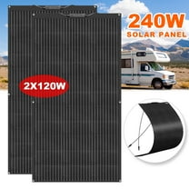240W Flexible solar panel Monocrystalline solar panel for motorhome balcony power station