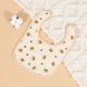 thumbnail image 1 of Toalla de saliva para bebés de gasa de algodón de seis capas, babero absorbente suave agrandado en forma de U para niños, 1 of 6