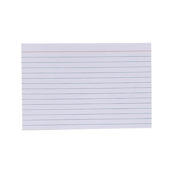 BRIGHTFUFU 200 fichas rayadas portátiles para estudiantes, material de estudio, papel en blanco, bloc de notas práctico, papel de índice para tomar notas, planificación, suministros de oficina.
