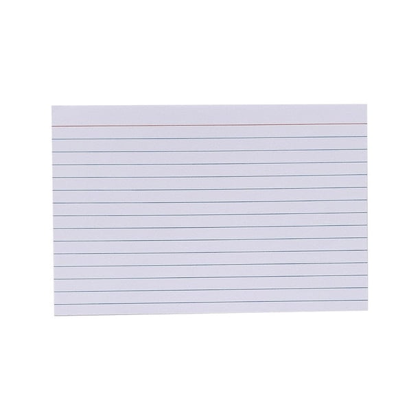BRIGHTFUFU 200 fichas rayadas portátiles para estudiantes, material de estudio, papel en blanco, bloc de notas práctico, papel de índice para tomar notas, planificación, suministros de oficina.