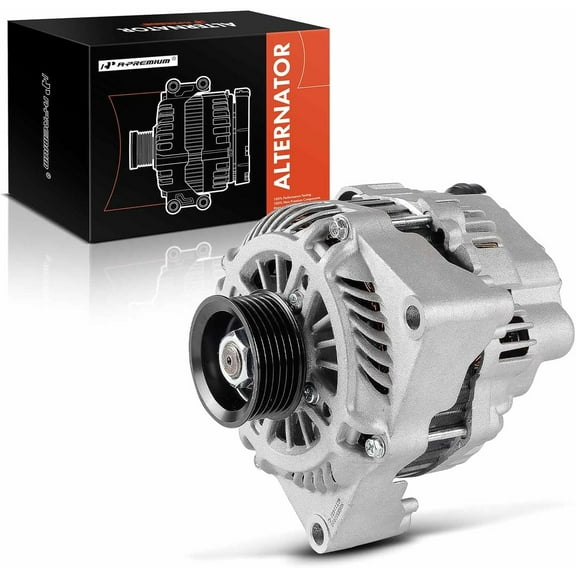 A-Premium Alternator Compatible with Pontiac G8 2008-2009, 6.0L 6.2L, 12V 140A 6-Groove Pulley Clockwise, Replace# 92157189, A003TG4191