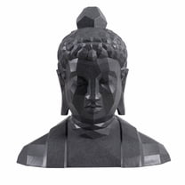 Geometric Buddha Head Garden Statue Modern Style Home Decor